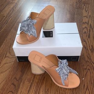 Dolce Vita Women's Amber Woven Block Heel Sandals